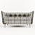 Modern Grey Lester Sofa 3D model small image 6