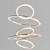 Brooklyn Round Pendant Light 3D model small image 3