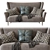 Modern Clara Sofa: Stylish Comfort for Any Room 3D model small image 2