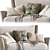 Modern Clara Sofa: Stylish Comfort for Any Room 3D model small image 3