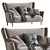 Modern Clara Sofa: Stylish Comfort for Any Room 3D model small image 4