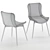Modern Cole Dining Chairs 3D model small image 5