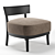 Casamania & Horm CHERISH Lounge Armchair - Small and Stylish 3D model small image 1