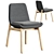 Vedbo Wedbu Ikea M Chair | Classic Gray Birch | 49x56x83 cm 3D model small image 1