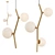 Elegant Glass Pendant Lamp 3D model small image 1