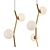 Elegant Glass Pendant Lamp 3D model small image 2