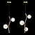 Elegant Glass Pendant Lamp 3D model small image 3