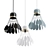 E27 Badminton Pendant Lamp 3D model small image 1