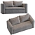 Jysk Skillebekk Sofa - Compact and Stylish Sleep Solution 3D model small image 3