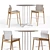 Sway Bar Stool by Gloster: Elegant and Comfortable 3D model small image 1