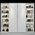 Modern Oak Cabinet 0296 3D model small image 2