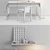 Modern Workplace Set 3D model small image 5