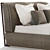 Giorgetti Adam Double Bed: Italian Elegance Comes Home 3D model small image 2