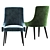 Elegant Juliette Dining Chair 3D model small image 2