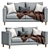 Modern Karlstad Sofa: Stylish Comfort by IKEA 3D model small image 1