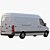 VW Crafter Box: Restyled & Spacious 3D model small image 1