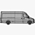 VW Crafter Box: Restyled & Spacious 3D model small image 3