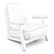 Bold Wood Frame Armchair by HC28: Customizable Design 3D model small image 4