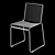 HAY HEE Modern Dining Chair 3D model small image 4