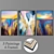 Elegant Set of 3 Wall Paintings 3D model small image 1