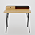 Scandinavian Style Desk with Built-In Drawer: LA REDOUTE JIMI 3D model small image 1