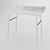 Scandinavian Style Desk with Built-In Drawer: LA REDOUTE JIMI 3D model small image 4