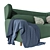 Modern Sancal FOLK Sofa 3D model small image 3