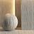 Seamless Ribbed Wall Plaster 3D model small image 1