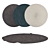 Round Carpets Set - Variety and Realism 3D model small image 1