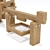 Richter Sand Play Set with Conveyor Track 3D model small image 2