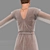 Elegant Dress Girl 3D model small image 4