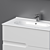 Gala Klea Bathroom Furniture Set 3D model small image 5