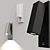 Sleek and Stylish GROK Wall Lamps 3D model small image 3