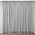 Elegant Textured Curtain 3D model small image 3