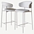 Sleek Oleandro Stool: Calligaris 3D model small image 4