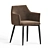 Arizona Velvet Dining Chair 3D model small image 3