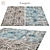 Elegant Polys Rug 233 3D model small image 1