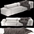 NeoWall Modular Sofa: Proportional Comfort 3D model small image 2
