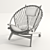 Hoop Chair by Hans Wegner  Modern and Elegant 3D model small image 6