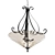 Amber Scroll Pendant Light 3D model small image 1