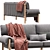 Stylish Lita Sofa: Urban Outfitters' Luxury Comfort 3D model small image 4