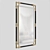 Atlanta Brass Mirror 3D model small image 2