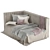 Elegant Bed Set 14: Bed Candelabra by Angela 3D model small image 2