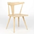 Modern Ruthie Dining Chair 3D model small image 2