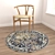 Round Carpets Set: Dynamic Variety 3D model small image 4