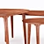 Zen-inspired Zara Home Wooden Tables 3D model small image 7