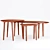 Zen-inspired Zara Home Wooden Tables 3D model small image 9