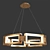 Mies Modern Chandelier: Timeless Elegance 3D model small image 1