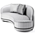 Mouna: Premium Sofa and Chair 3D model small image 5