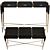 Luxurious Spear Console Table 3D model small image 1